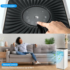 Yardi Yard Portable Air Conditioner 10000 BTU Evaporative Air Cooler Dehumidifier-White, Portable Air Conditioners,Portable AC Cools up to 350 Sq.Ft