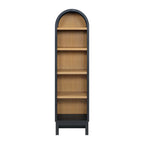 Better Homes & Gardens Juliet Narrow Arch Bookcase, Deep Green and Light Honey