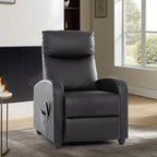 CONCETTA Massage Recline Chair with Padded Seat and Massage Backrest, Black