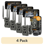 SPYPOINT Flex-m Twin Pack Cellular Trail Camera �C Hunting Trail Monitor with GPS, Night Vision, Dual-Sim LTE, IP65 Water-Resistant