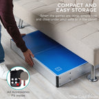 Best Choice Products 6x3ft Portable Ping Pong Table Game Set, Folding Table Tennis w/ 2 Paddles, Balls - Blue