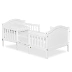 Dream On Me Portland 3 in 1 convertible Toddler Bed, Steel Grey
