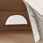 Dextrus Camping Tent with Stove Jacks & Windows for Outdoor Family Party, Camping, Picnic, Barbecue