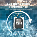 Aiper Surfer M1 Automatic Pool Skimmer Robotic Surface Cleaner with App Control & Solar Powered
