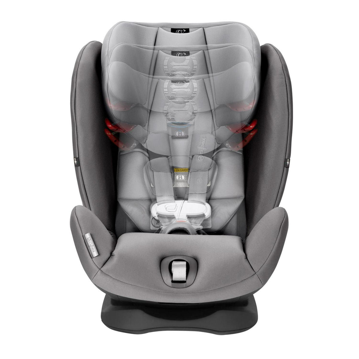 Cybex Eternis S. All-in-One Convertible Car Seat. 12-Position Height-Adjustable Reclining Headrest. Side Impact Protection. Manhattan Grey. 120 lb (Non- Sensorsafe)