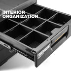 ToughBuilt StackTech 1 Drawer Toolbox, Heavy-Duty Stackable Tools Storage, 50 lb Capacity