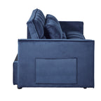 Gewnee 55'' Modern Convertible Velvet Sofa Bed with Pull-Out Twin Bed, Adjustable Backrest for Living Room, Office (Dark Gray)