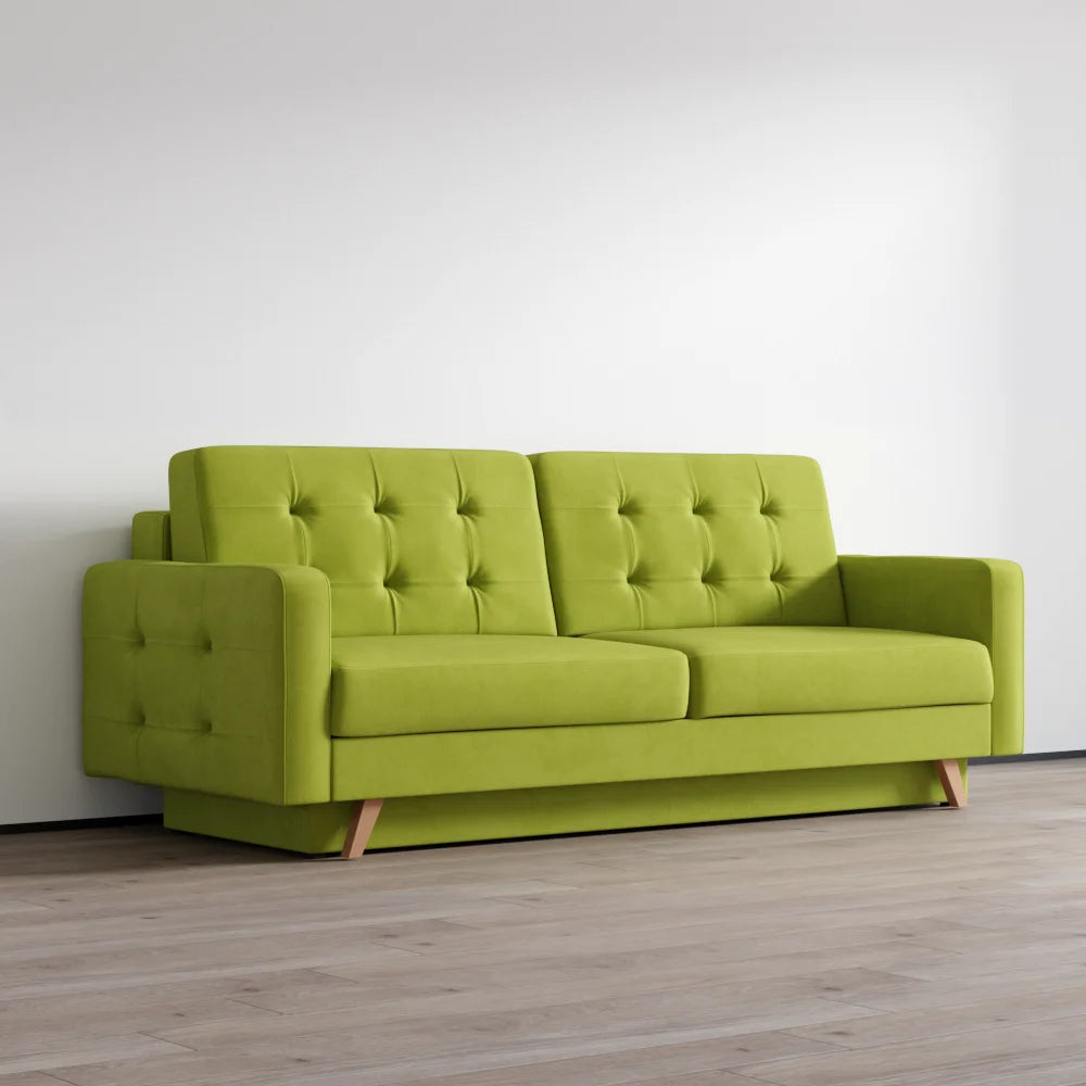 Meble Furniture Vegas Queen Sofa Bed with Storage, Multiple Colors