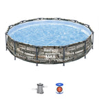 Bestway Steel Pro MAX 12' x 30" Above Ground Outdoor Swimming Pool Set