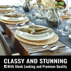 48-Pieces Silverware Set Stainless Steel Flatware Cutlery Utensil Set Spoons