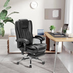 Hommow Massage Office Chair Ergonomic Computer Chair, High Back Executive 3D Chair,Black