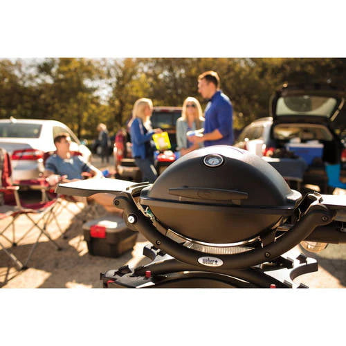 Weber Q 1200 Portable Gas Grill, Black