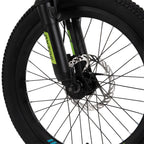 20-inch Oxide Boys Mountain Bike for Kids , Lime / Blue