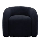 360�� Swivel Accent Chair for Living Room, Boucle Barrel Armchair Single Sofa Chair Reading Chair, Sage Green