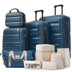 Hardshell ABS Luggage Set - Lightweight & Durable Suitcases with Dual Spinner Wheels