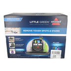 BISSELL Little Green Portable Deep Cleaner, for Carpet, Upholstery, and Auto, Lightweight, Strong Suction, Large Tank Capacity, 3369, Green