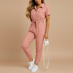 Back of the tailored jumpsuit
